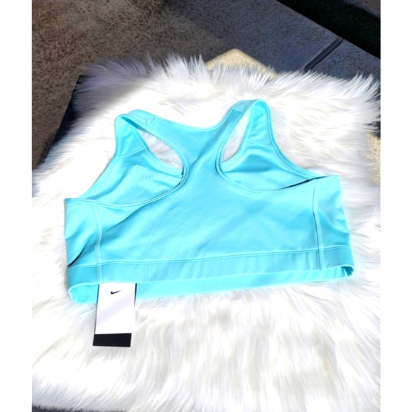 Nike 2X women's training Sports bra light blue Medium support - Picture 8 of 13